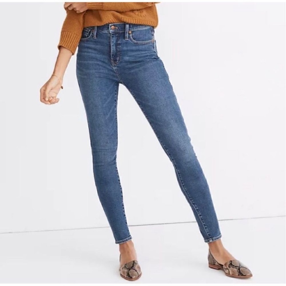 Madewell Jeans High Riser Skinny 26 Blue Stretch Classic Slim